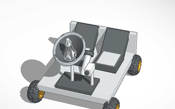 3D design Cyrine's Rover - Tinkercad