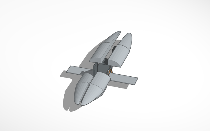 3d Design Space Ship Tinkercad 2816