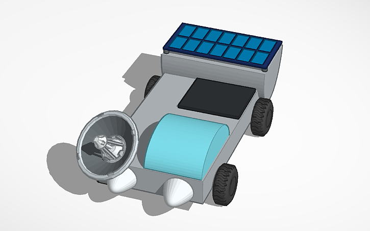 3D design Moon Rover Fonseca - Tinkercad