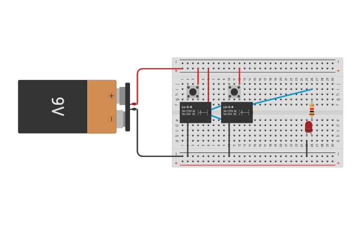 Circuit design XOR | Tinkercad