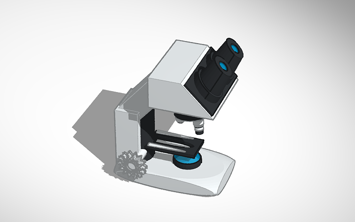3D design MICROSCOPE - Tinkercad