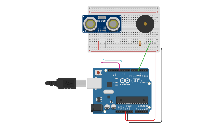 Circuit design Buzzer, Piezo o Parlante | Tinkercad