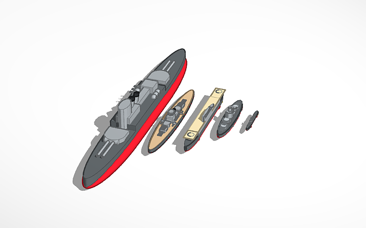 3D design fleet 1 | Tinkercad