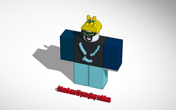 Tinkercadboy Me In Roblox Tinkercad - 3d design micahcraft18s roblox avatar tinkercad