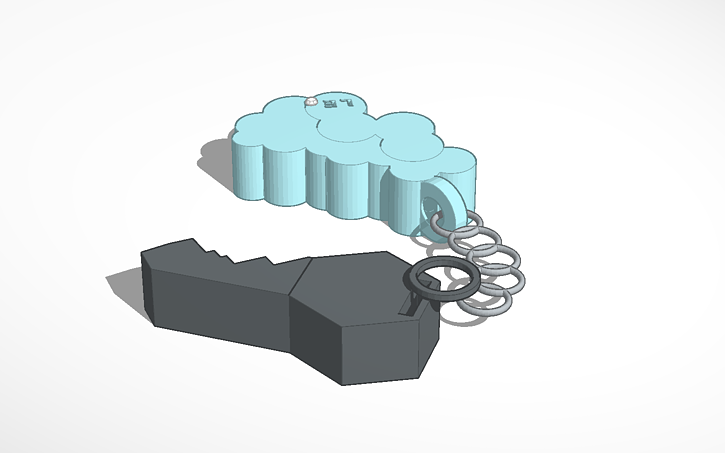 3D design Keychain - Tinkercad