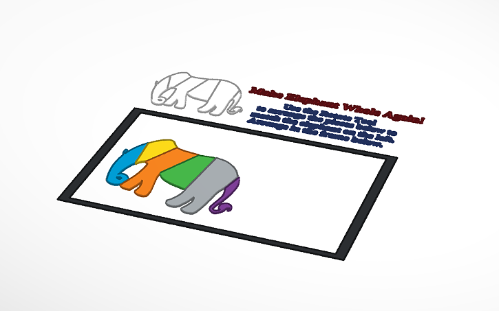 3D design Copy of Elephant Rotation Puzzle - Beta | Tinkercad