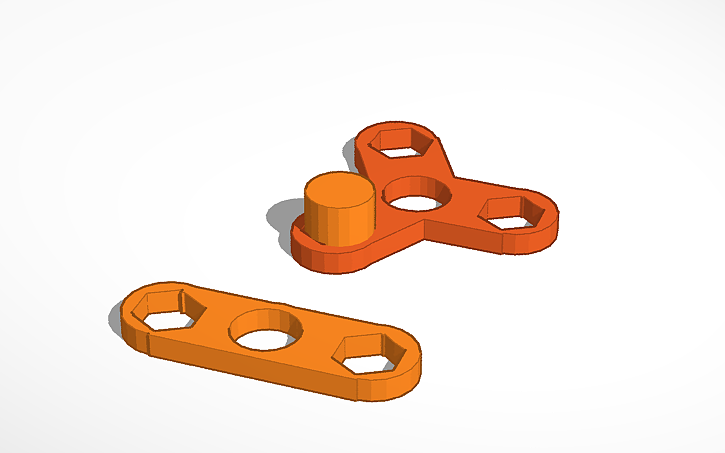 3D design spiner de 3_2 brazos | Tinkercad