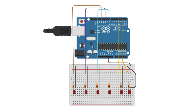 Circuit design Kara Şimşek - Tinkercad
