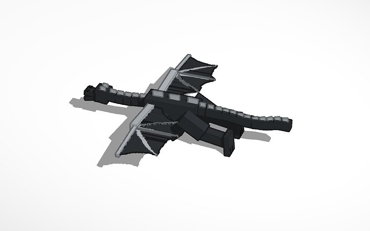 3d Design Minecraft Ender Dragon 