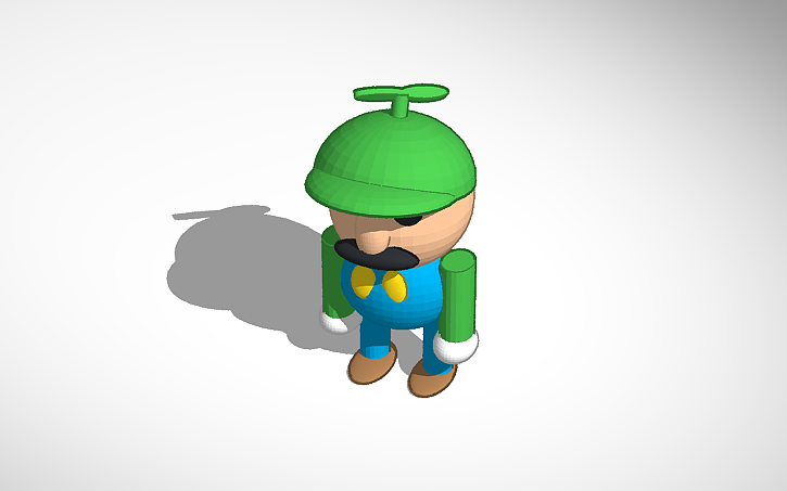 3d Design Luigi - Tinkercad