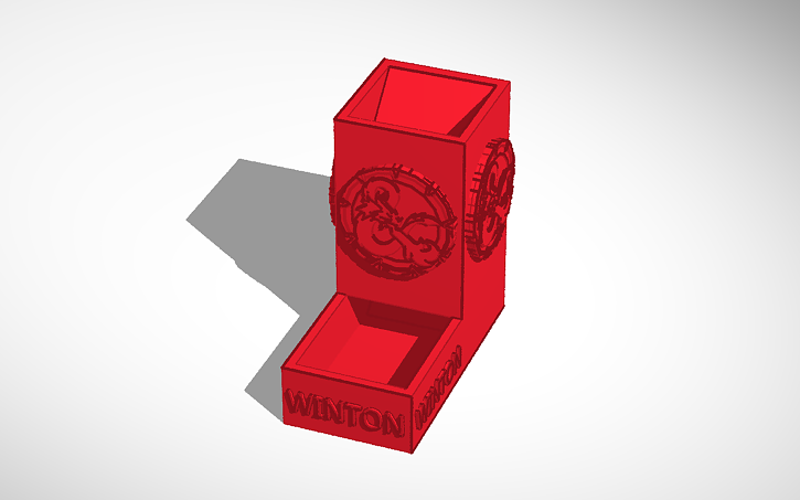 3D design D&D Dice Tower - Tinkercad