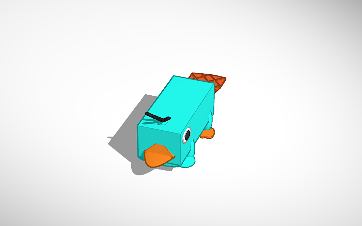 3d Design Perry The Platypus Tinkercad