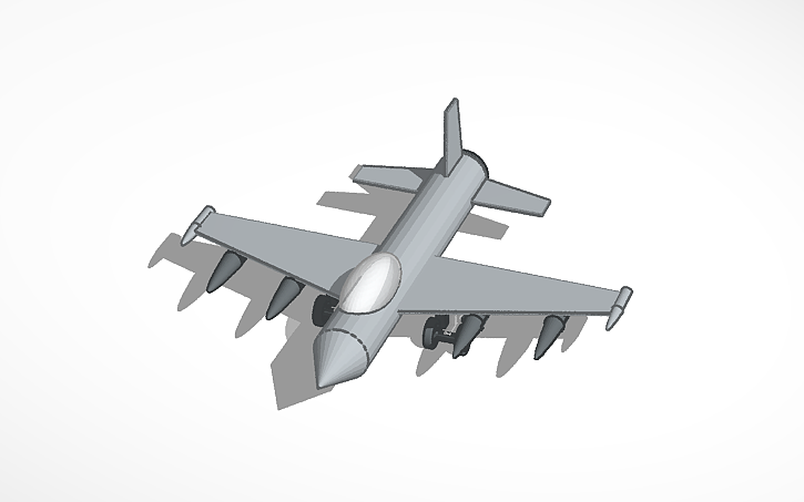 3D design Jet Plane | Tinkercad