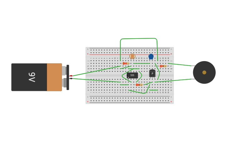 Circuit design experimento | Tinkercad