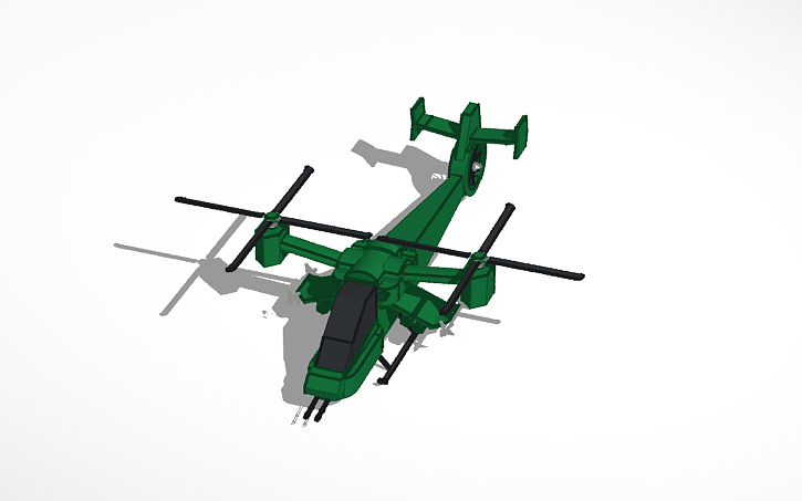 3D design Helicopter - Tinkercad