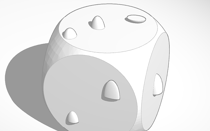 3D design noppa | Tinkercad