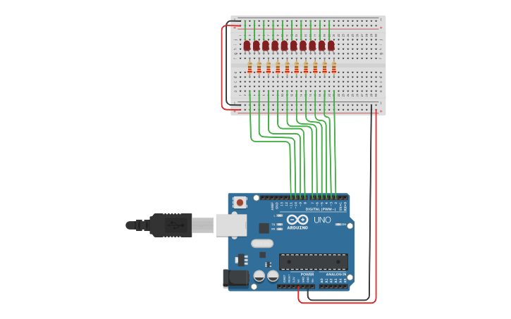 Circuit design Kara şimşek - Tinkercad