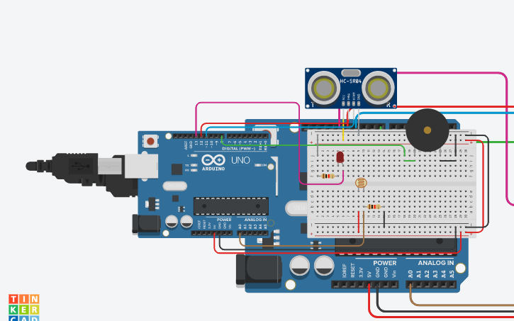 Circuit design CIRCUITO ARDUINO | Tinkercad