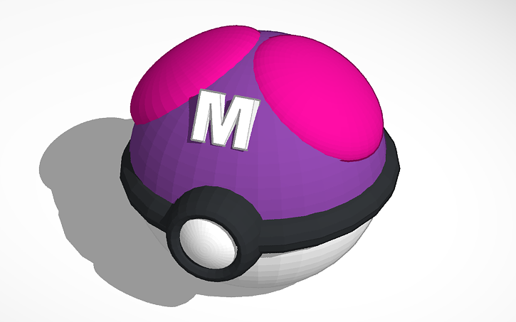 3D design masterball (done) | Tinkercad