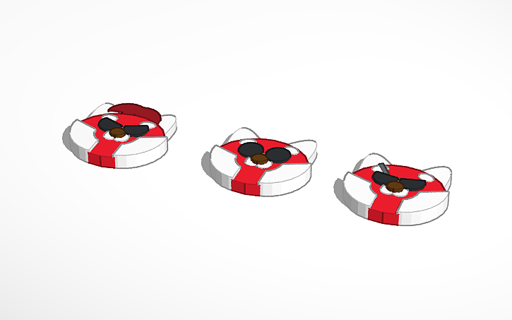 3D design Turning Red Pandas | Tinkercad