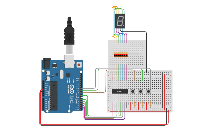 Circuit design cd4511_example - Tinkercad