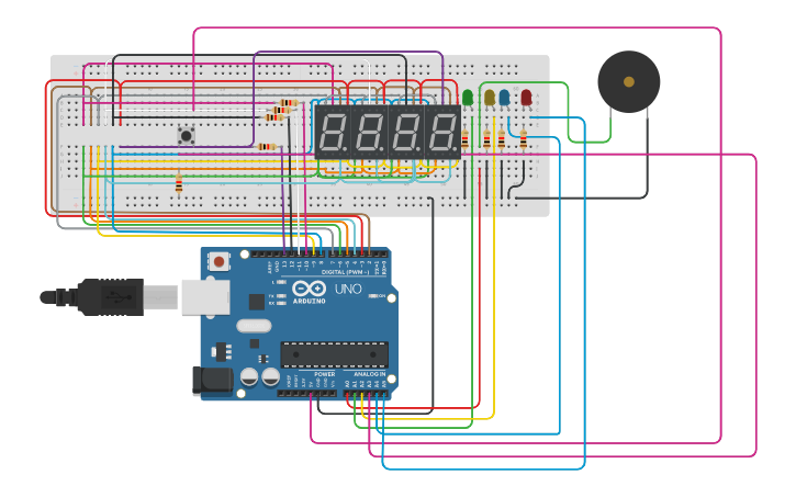 Circuit design ClockButtonAdvance - Tinkercad