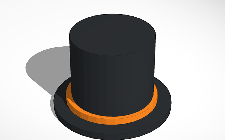 3d Design Top Hat Tinkercad