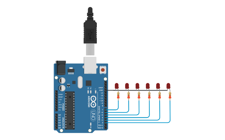 circuit-design-the-knight-rider-effect-tinkercad