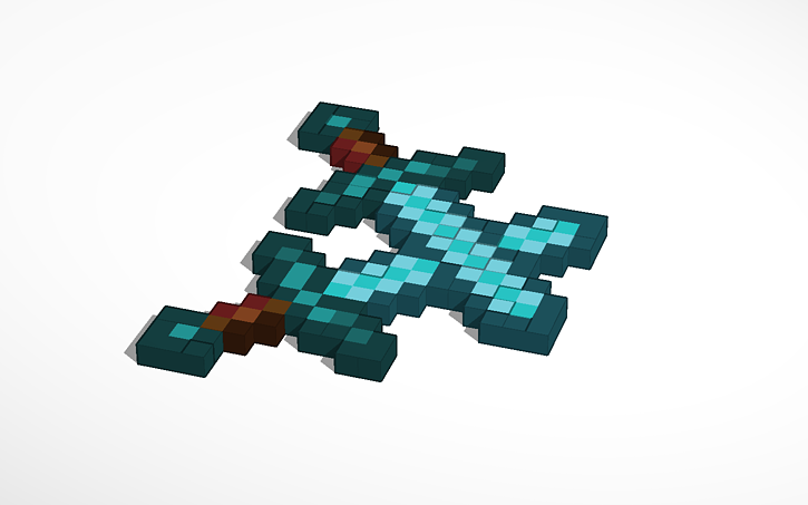 3D design Dimond Swords | Tinkercad