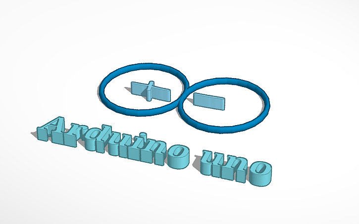3D design /*Arduino Uno Logo*/ - Tinkercad