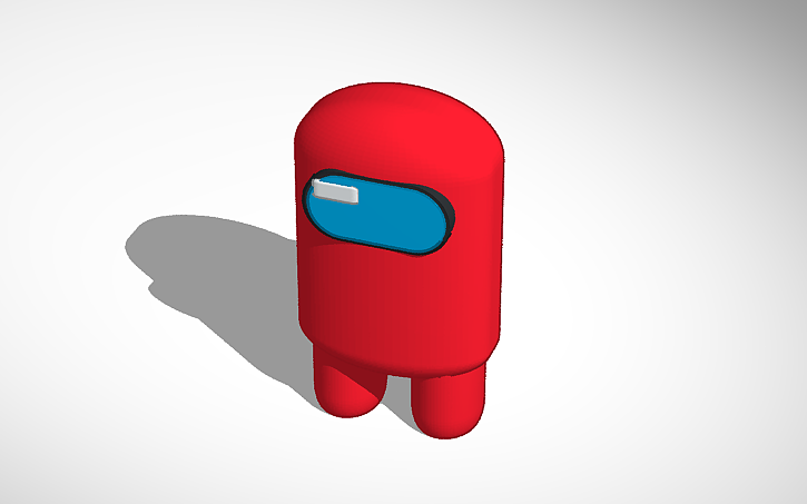 3D design amogus - Tinkercad