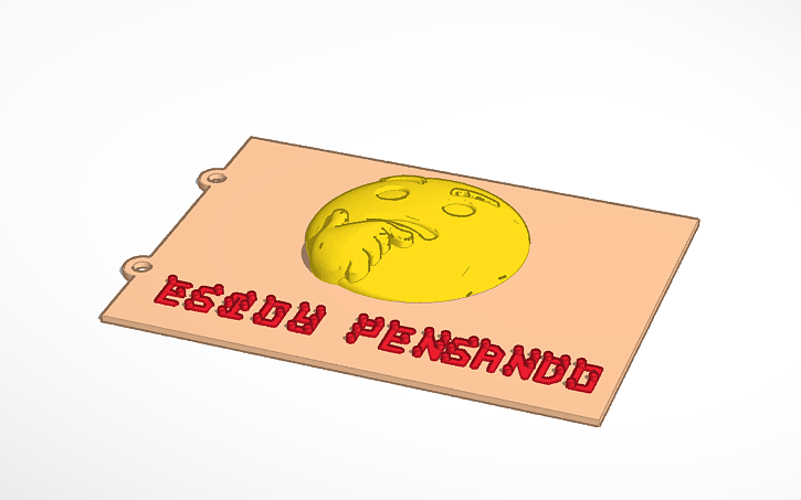 NEXO EMOJI PENSANDO | Tinkercad