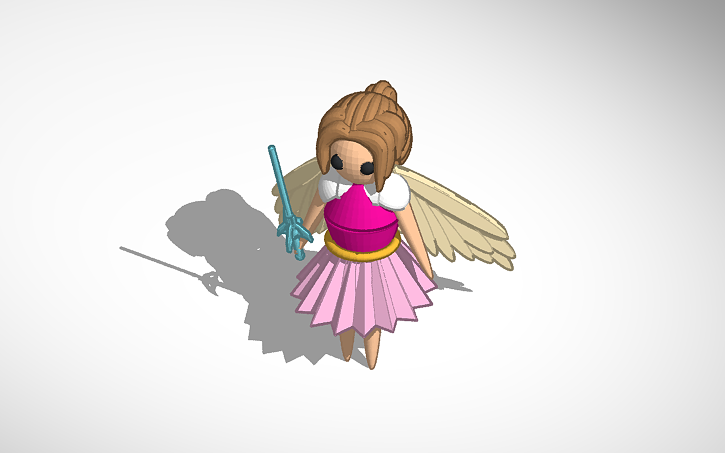 3D Design Angel Warrior Tinkercad