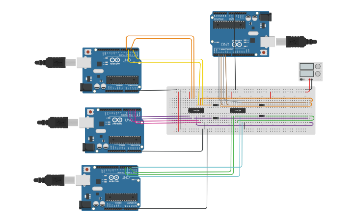 Circuit design Chat Teccom | Tinkercad