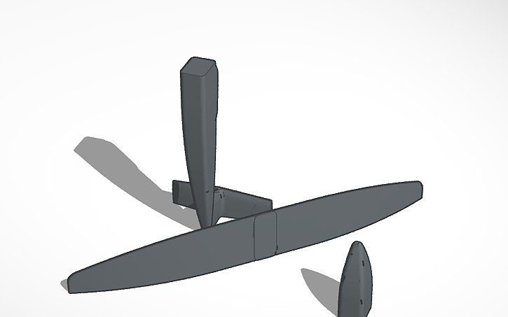 3D design Printable Glider - Tinkercad