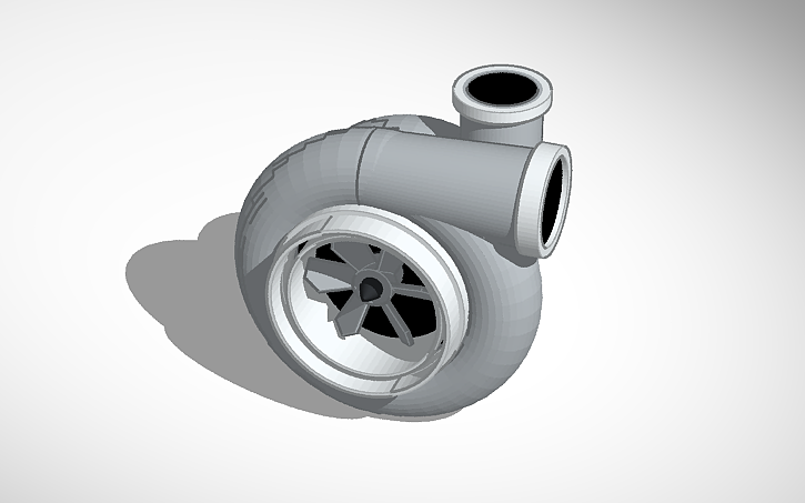 3D design HSM Turbo V2 - Tinkercad
