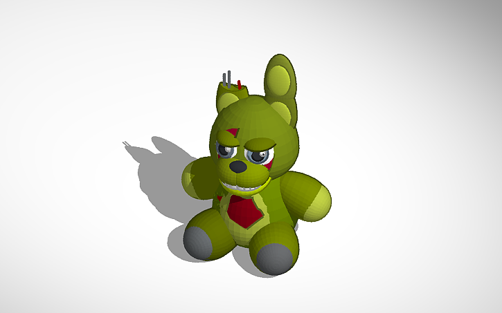 3D design Springtrap Plush - Tinkercad