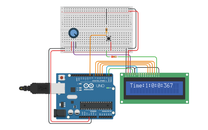Circuit design Zaliczenie | Tinkercad