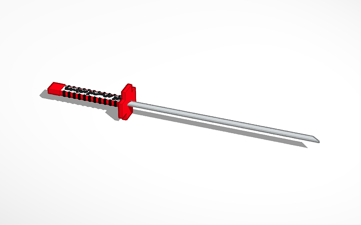 Murasame Akame S Sword From Akame Ga Kill Tinkercad Murasame Akame S Sword From Akame Ga Kill Tinkercad