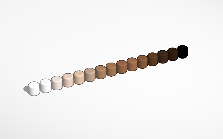 3d Design Marshmallow Gradient Tinkercad