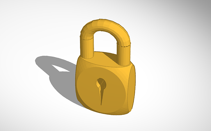 3d Design Lock Tinkercad