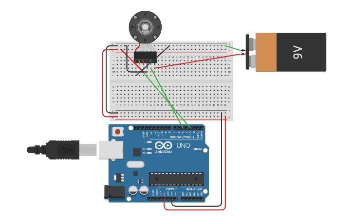 Circuit design Rotary_Encoder | Tinkercad