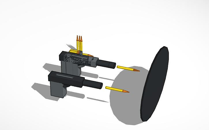 3D design guns - Tinkercad