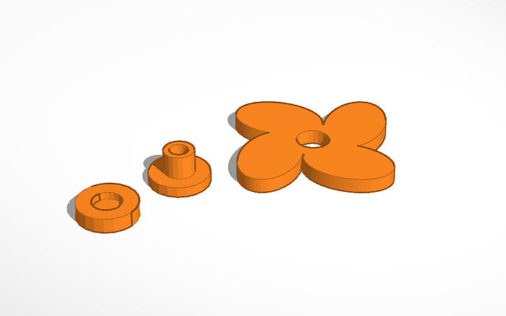 3D design Fidget Spinner Pencil Topper - Tinkercad