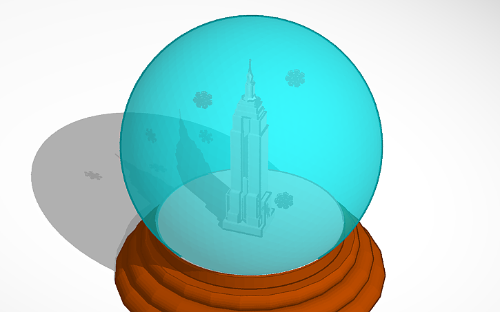 3D design Snow Globe - Tinkercad