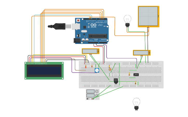Circuit design sensor interface | Tinkercad