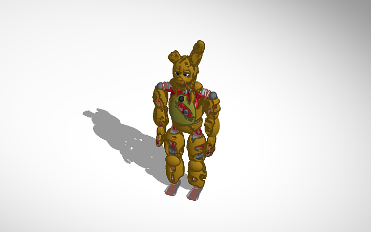 3D design Spring-trap - Tinkercad