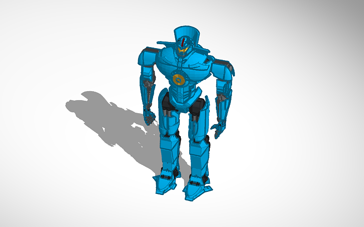 3D design Gypsy Danger Robot Pacific Rim - Tinkercad