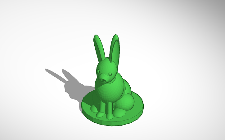 3D design bunny! - Tinkercad