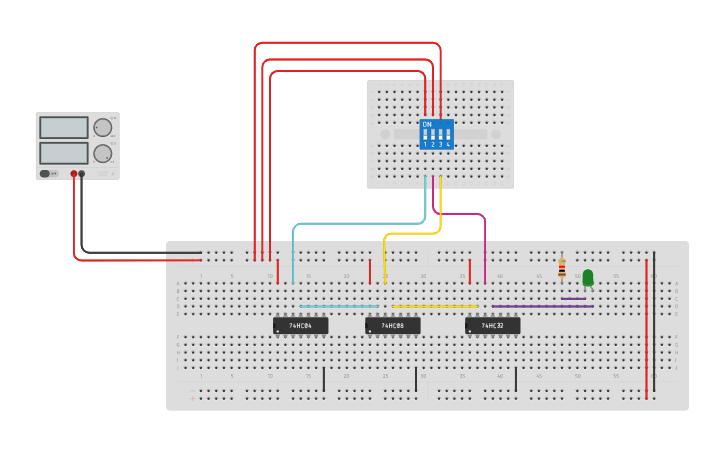 Circuit design K-map_4thNov_3 | Tinkercad